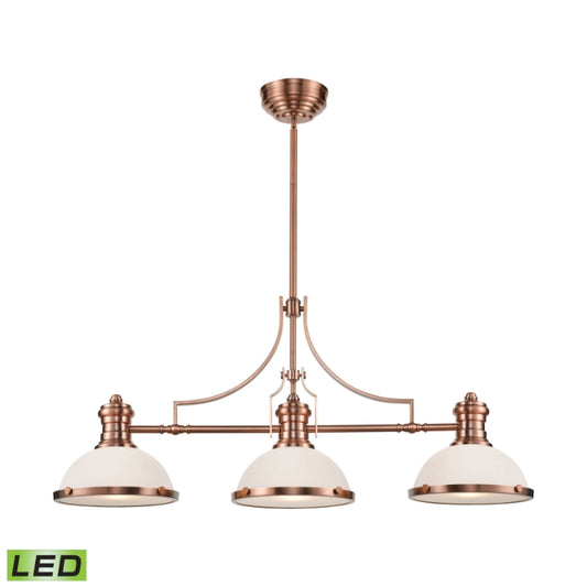 CHADWICK 47'' WIDE 3-LIGHT LINEAR CHANDELIER - FREE SHIPPING !!!