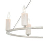 WHITE STONE 30'' WIDE 6-LIGHT CHANDELIER - FREE SHIPPING !!!