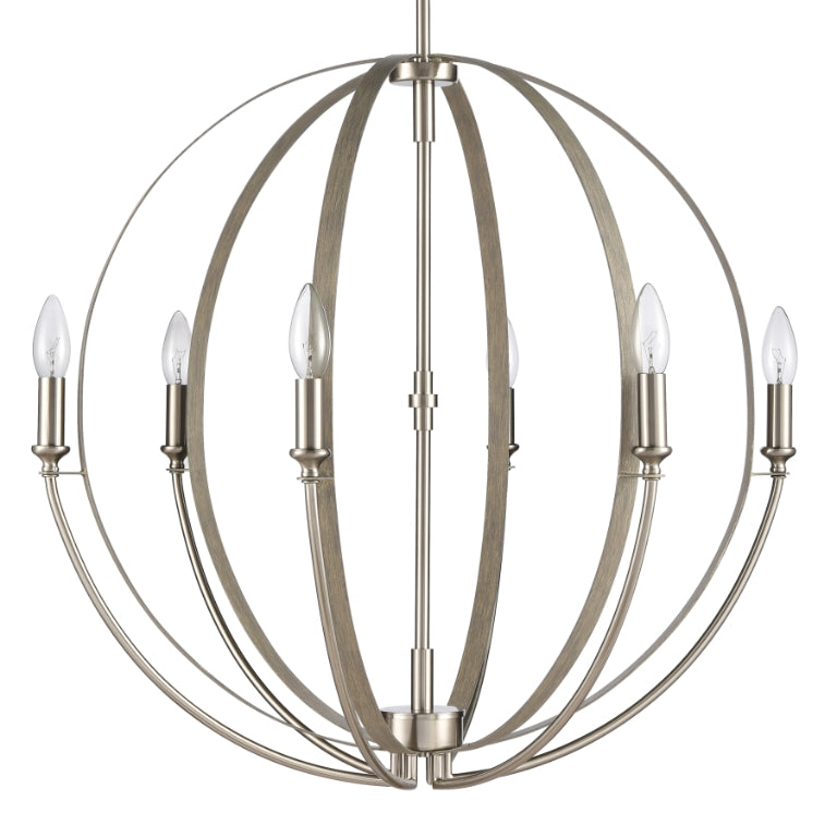 ROTUNDE 26'' WIDE 6-LIGHT CHANDELIER - FREE SHIPPING !!!