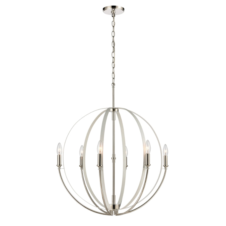 ROTUNDE 26'' WIDE 6-LIGHT CHANDELIER - FREE SHIPPING !!!