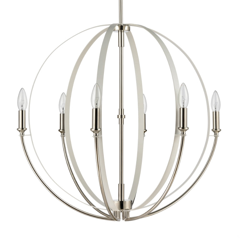 ROTUNDE 26'' WIDE 6-LIGHT CHANDELIER - FREE SHIPPING !!!