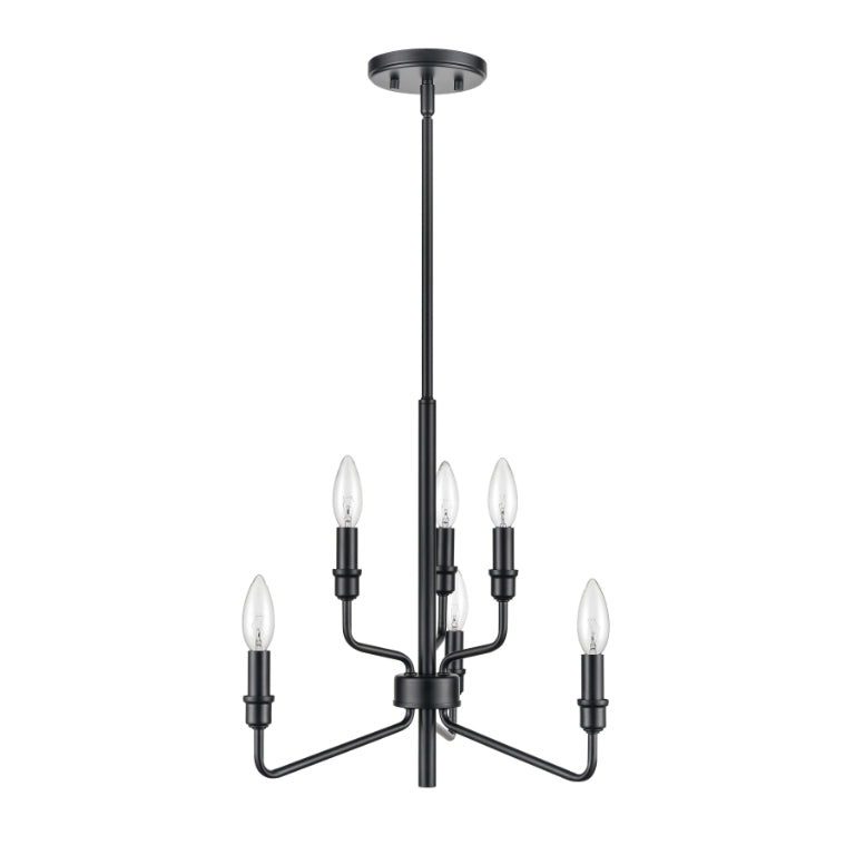 SAGINAW 18'' WIDE 6-LIGHT CHANDELIER - FREE SHIPPING !!!