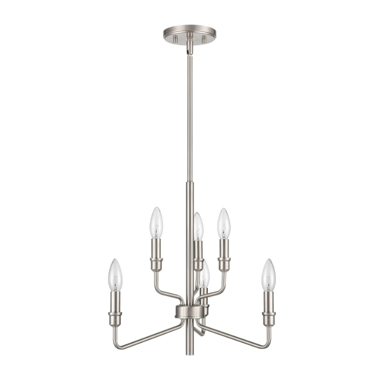 SAGINAW 18'' WIDE 6-LIGHT CHANDELIER - FREE SHIPPING !!!