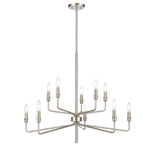 SAGINAW 34'' WIDE 10-LIGHT CHANDELIER - FREE SHIPPING !!!