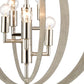 RETRO RINGS 19'' WIDE 5-LIGHT CHANDELIER - FREE SHIPPING !!!