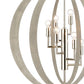 RETRO RINGS 26'' WIDE 6-LIGHT CHANDELIER - FREE SHIPPING !!!