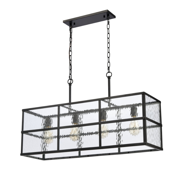 SOLACE 34'' WIDE 4-LIGHT LINEAR CHANDELIER - FREE SHIPPING !!!