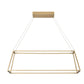 MINIMALIST 36'' WIDE LED LINEAR CHANDELIER - FREE SHIPPING !!!