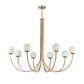 CAROLINE 54'' WIDE 8-LIGHT CHANDELIER -FREE SHIPPING !!!