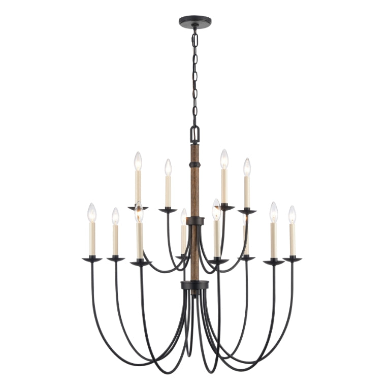 NEVILLE 34'' WIDE 12-LIGHT CHANDELIER - FREE SHIPPING !!!