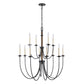 NEVILLE 34'' WIDE 12-LIGHT CHANDELIER - FREE SHIPPING !!!