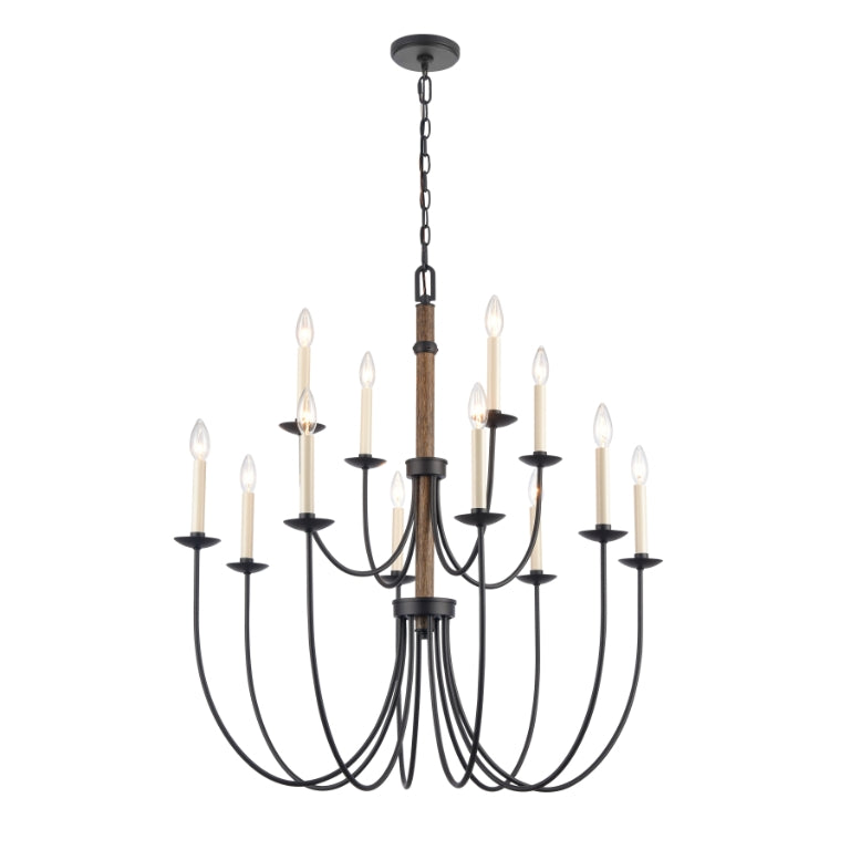 NEVILLE 34'' WIDE 12-LIGHT CHANDELIER - FREE SHIPPING !!!