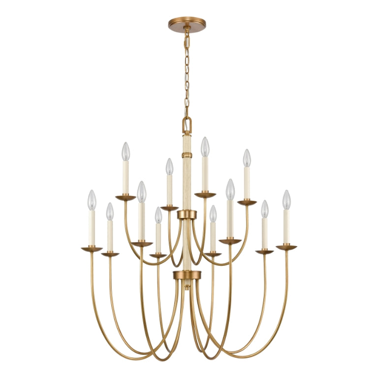 NEVILLE 34'' WIDE 12-LIGHT CHANDELIER - FREE SHIPPING !!!