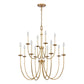 NEVILLE 34'' WIDE 12-LIGHT CHANDELIER - FREE SHIPPING !!!