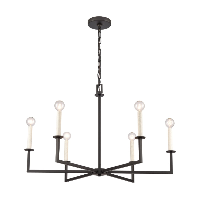 DUNNE 30'' WIDE 6-LIGHT CHANDELIER - FREE SHIPPING !!!