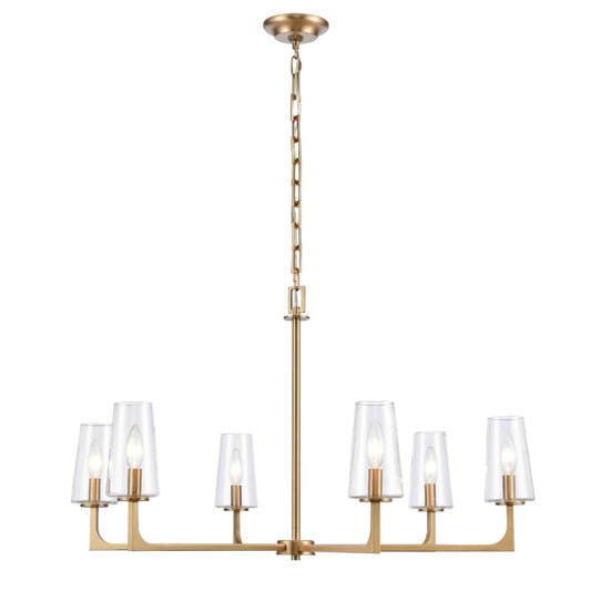 FITZROY 34'' WIDE 6-LIGHT CHANDELIER - FREE SHIPPING !!!