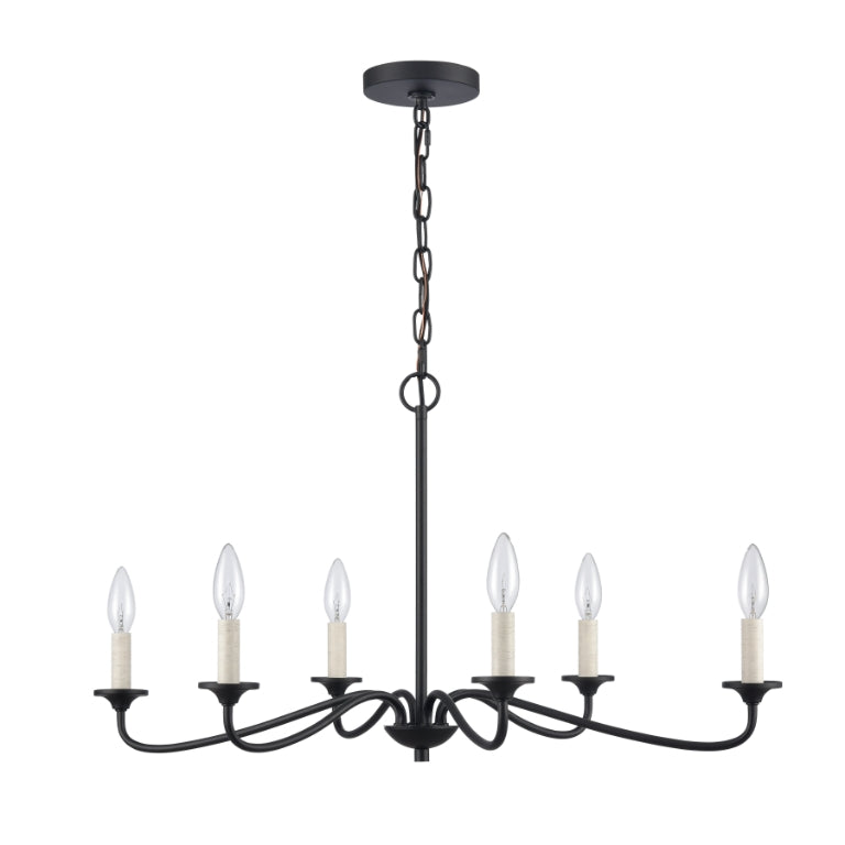 ELLISVILLE 30'' WIDE 6-LIGHT CHANDELIER  - FREE SHIPPING !!!