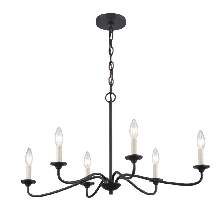 ELLISVILLE 30'' WIDE 6-LIGHT CHANDELIER  - FREE SHIPPING !!!