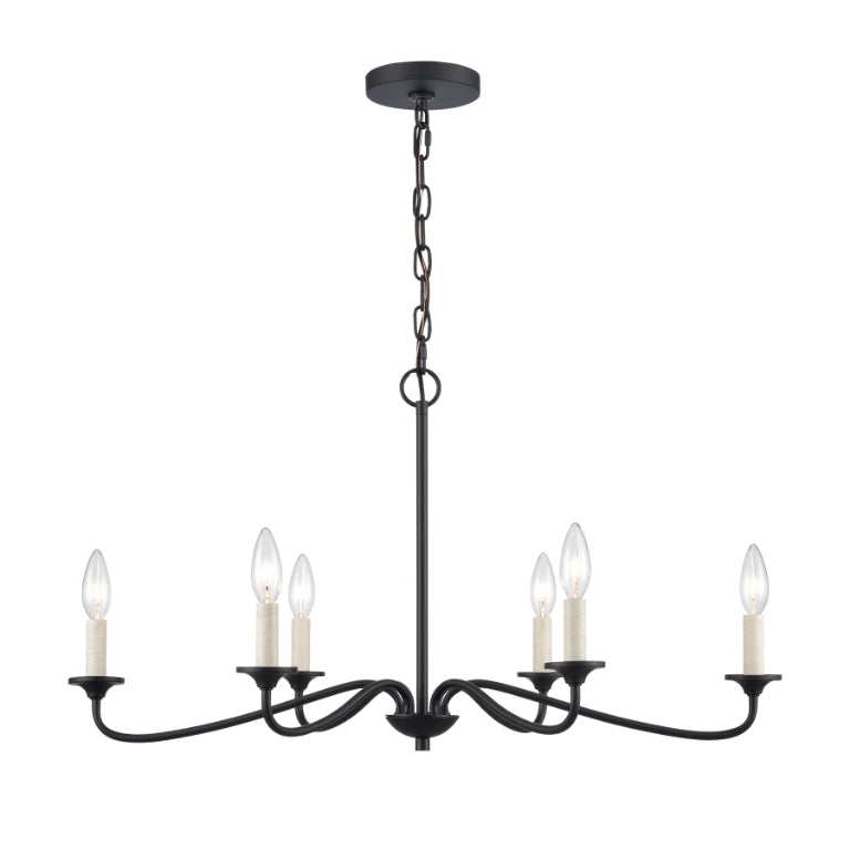 ELLISVILLE 30'' WIDE 6-LIGHT CHANDELIER  - FREE SHIPPING !!!