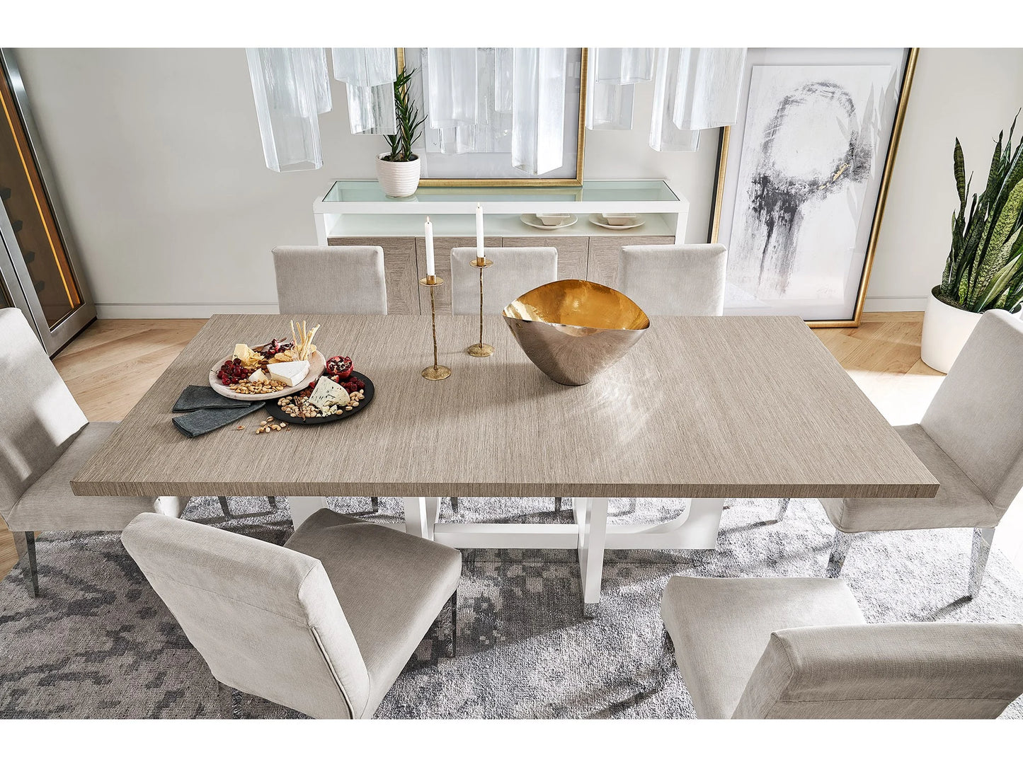 UNIVERSAL - MODERN MARLEY DINING TABLE