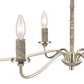 ABACA 32'' WIDE 6-LIGHT CHANDELIER - FREE SHIPPING !!!