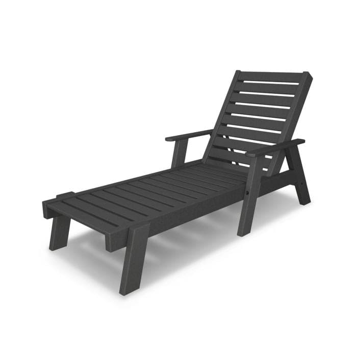 POLYWOOD Captain Chaise with Arms    FREE SHIPPING