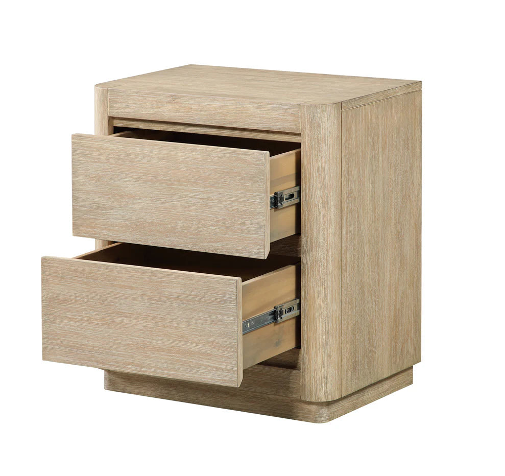 Sea Winds - Hyde Park 2 Drawer Electrified Nightstand