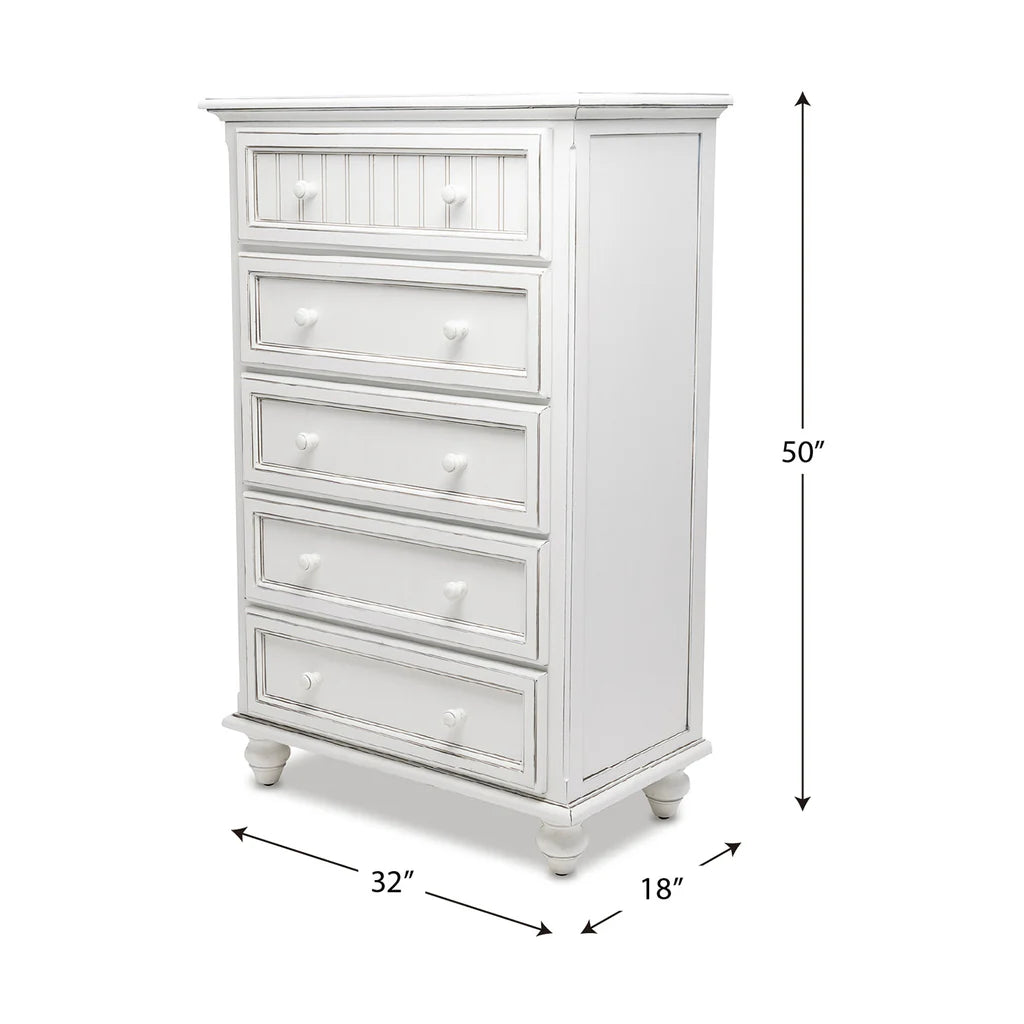 Sea Winds - Monaco 5 Drawer Chest