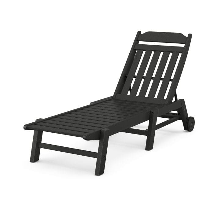 POLYWOOD Country Living Chaise with Wheels  FREE SHIPPING