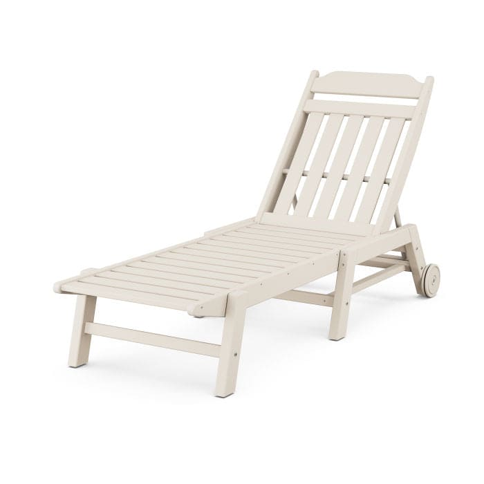 POLYWOOD Country Living Chaise with Wheels  FREE SHIPPING