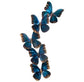 COPPER ART - BLUE MORPHO GROUP OF 5