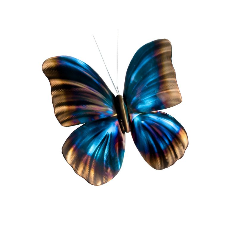 COPPER ART - BLUE MORPHO SINGLE