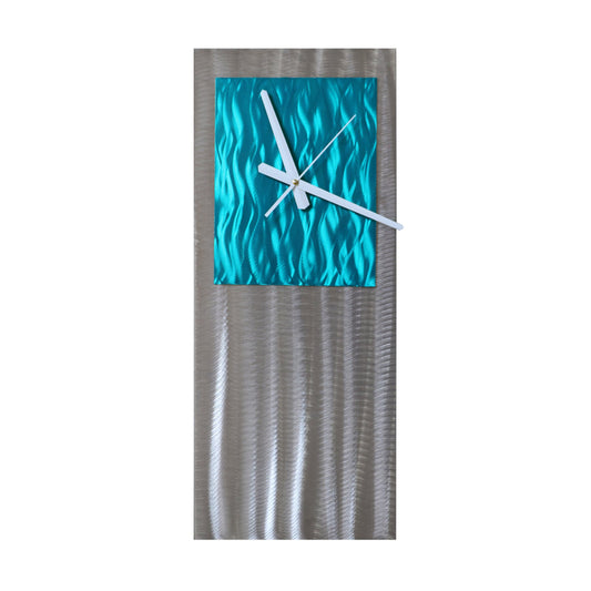 COPPER ART - STUDIO CLOCK TEAL