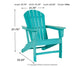 Ashley Express - Sundown Treasure Outdoor Adirondack Chair Turquoise