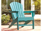 Ashley Express - Sundown Treasure Outdoor Adirondack Chair Turquoise