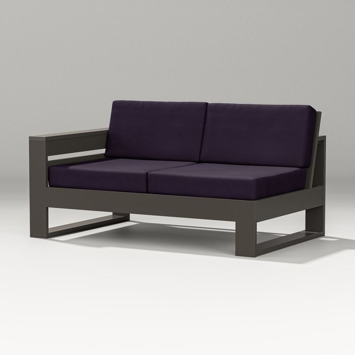 POLYWOOD LATITUDE MODULAR LEFT ARM LOVESEAT FREE SHIPPING