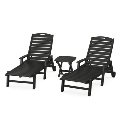 POLYWOOD Nautical 3-Piece Chaise Set    FREE SHIPPING