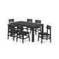 POLYWOOD Modern Studio Plaza Chair 7-Piece Parsons Table Dining Set FREE SHIPPING