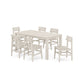 POLYWOOD Modern Studio Plaza Chair 7-Piece Parsons Table Dining Set FREE SHIPPING