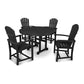 POLYWOOD Palm Coast 5-Piece Round Farmhouse Dining Set FREE SHIPPING