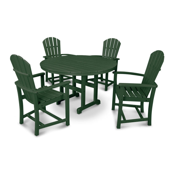 POLYWOOD Palm Coast 5-Piece Round Farmhouse Dining Set FREE SHIPPING