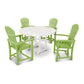 POLYWOOD Palm Coast 5-Piece Round Farmhouse Dining Set FREE SHIPPING