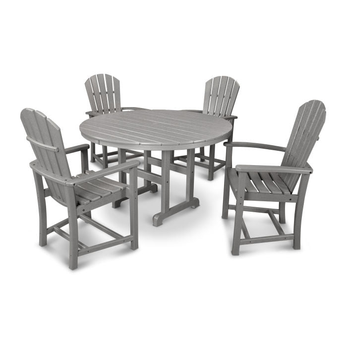 POLYWOOD Palm Coast 5-Piece Round Farmhouse Dining Set FREE SHIPPING