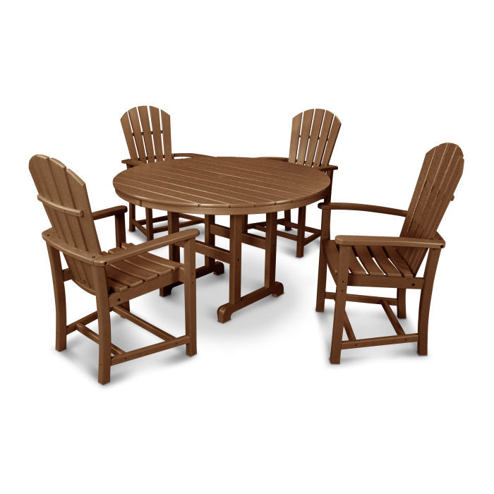 POLYWOOD Palm Coast 5-Piece Round Farmhouse Dining Set FREE SHIPPING