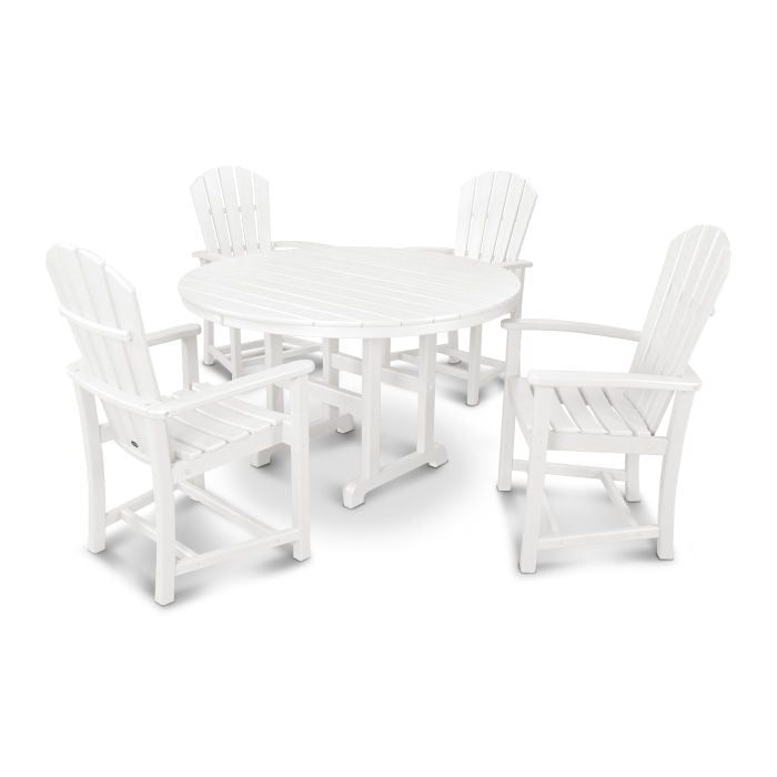 POLYWOOD Palm Coast 5-Piece Round Farmhouse Dining Set FREE SHIPPING