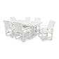 POLYWOOD Signature 7-Piece Farmhouse Dining Set with Trestle Legs FREE SHIPPING