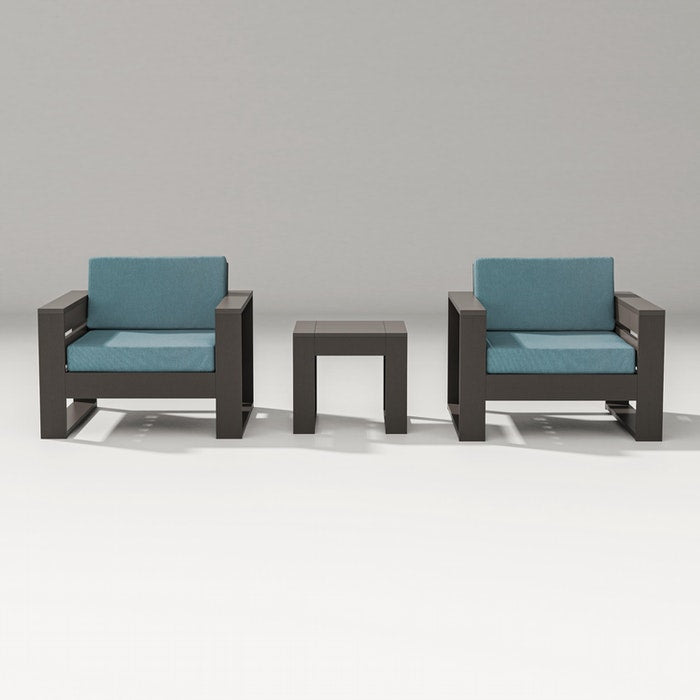 POLYWOOD LATITUDE 3-PIECE LOUNGE CHAIR SET FREE SHIPPING