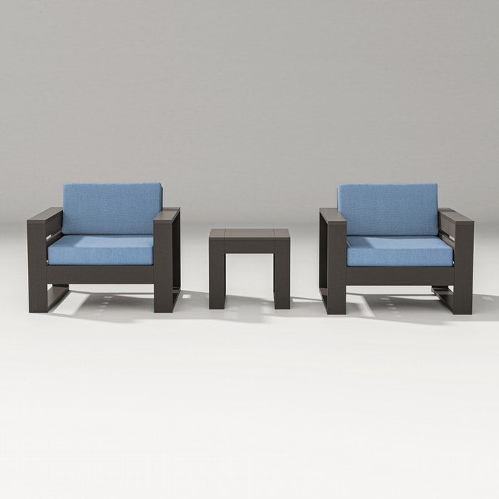 POLYWOOD LATITUDE 3-PIECE LOUNGE CHAIR SET FREE SHIPPING