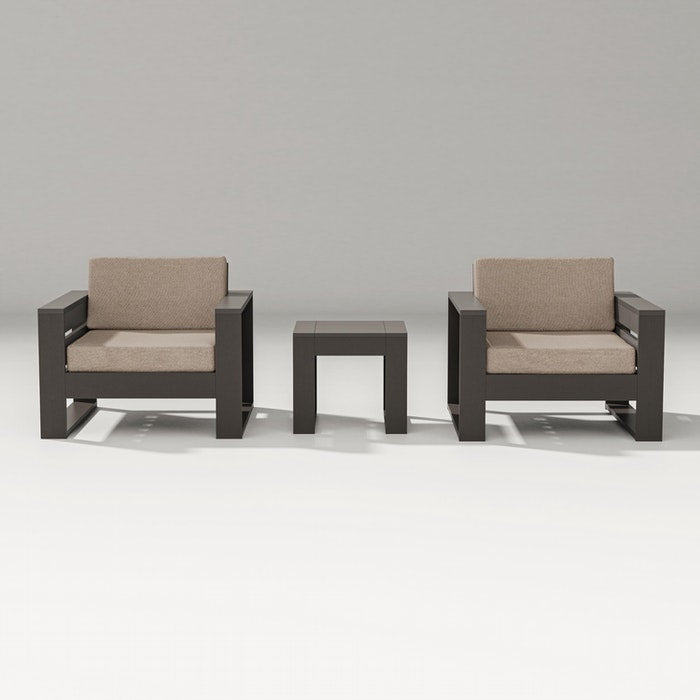 POLYWOOD LATITUDE 3-PIECE LOUNGE CHAIR SET FREE SHIPPING