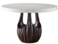 UNIVERSAL - ERINN V X UNIVERSAL CARMEL ROUND DINING TABLE